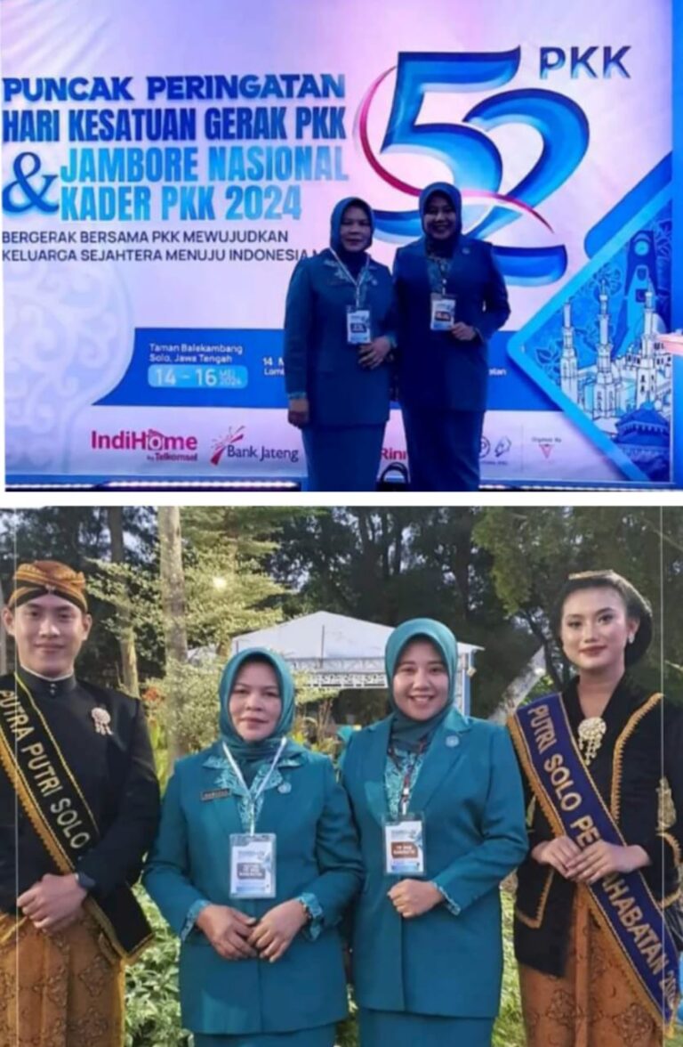 Herlina Ahmadi Hadiri Puncak HKG Ke 52, Harapkan Kader PKK Berinovasi Dalam Menuju Keluarga Sejahtera