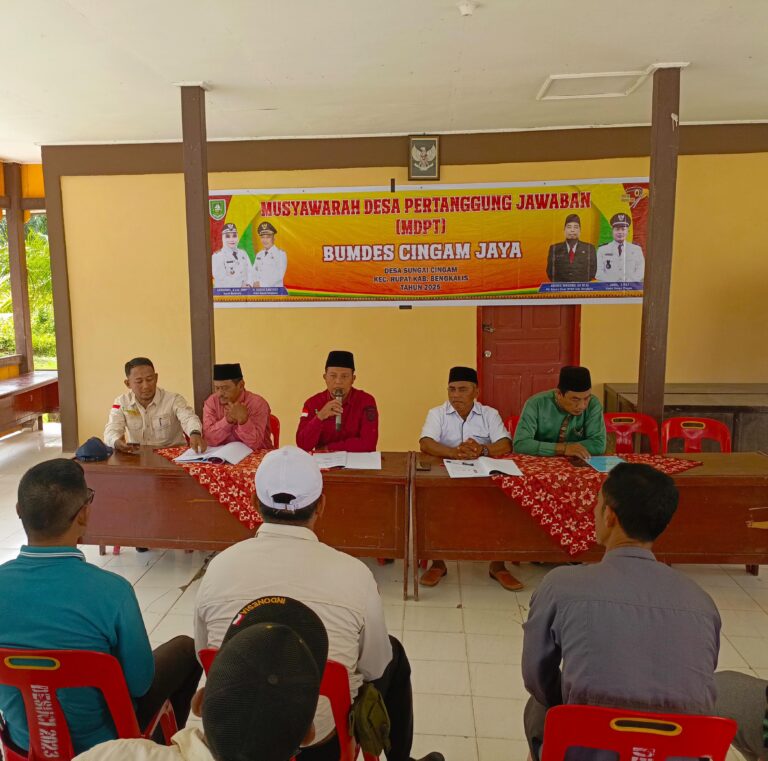 Musyawarah Desa Pertanggungjawaban Tahunan BUMDes Cingam Jaya Tahun 2025: Mewujudkan Kemandirian Desa Melalui Pemberdayaan Ekonomi Berbasis Potensi Lokal